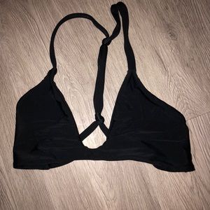 BLACK DOUBLE KNOT MOANA BIKINI TOP SZ SMALL